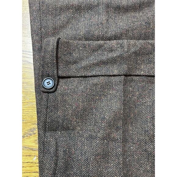 Uniform By John Paul Richard Wool Donegal Tweed‎ Grey Pants Womens Size 8, Vtg - Picture 7 of 12